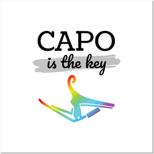 Capo is the Key Colorful Capo Light Theme Posters and Art